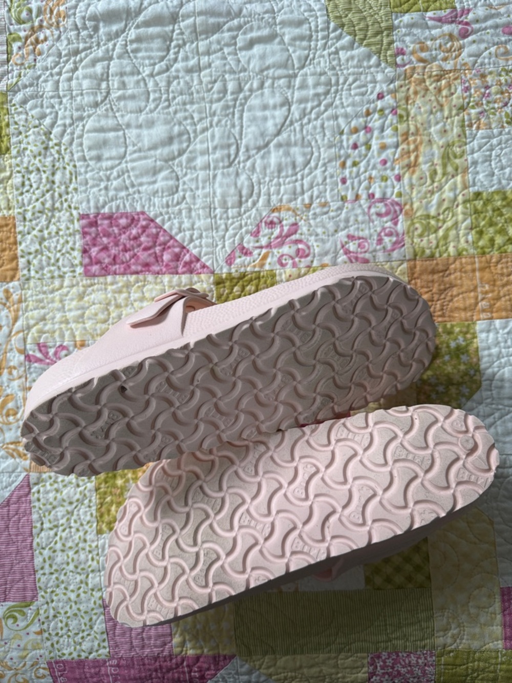 Birkenstock Pink EVA Thong Sandals with Buckle - Picture 2 of 5
